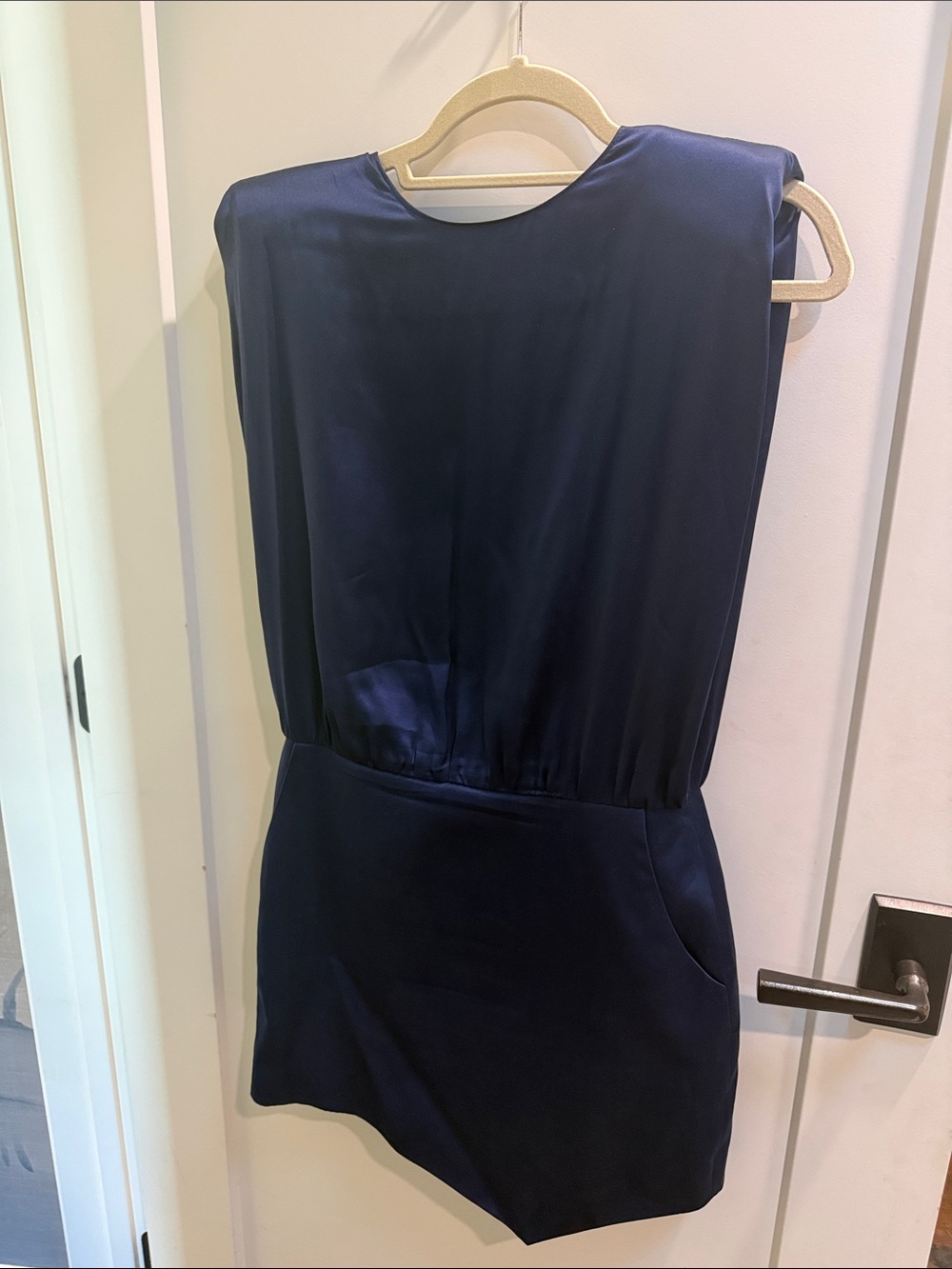 Amanda Uprichard Navy Blue Mini Dress
